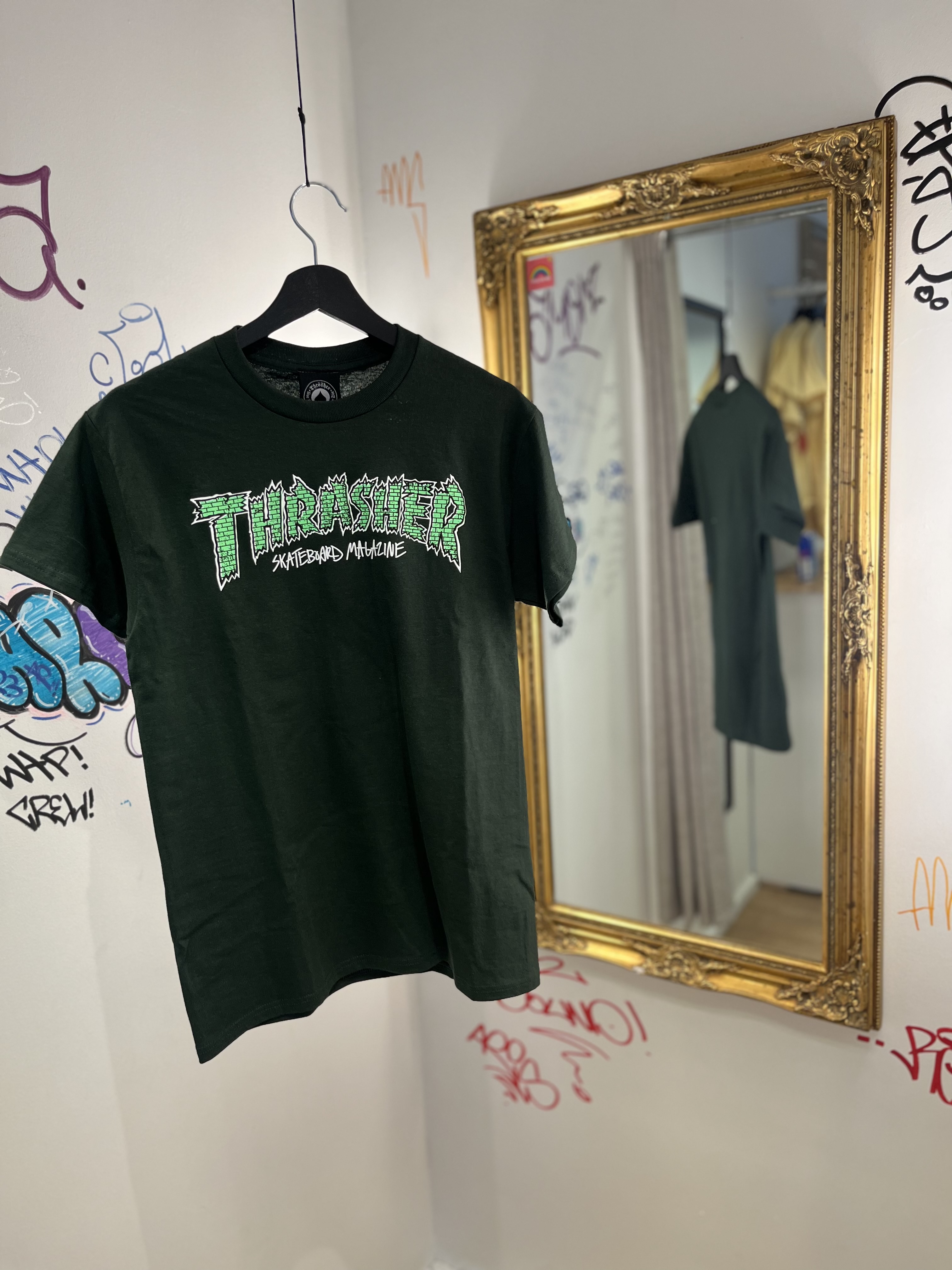 Thrasher Brick Green T-Shirt